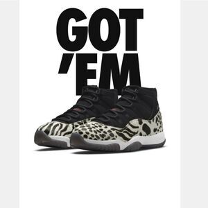 Air Jordan 11 Animal Instinct Women's Shoes Size 8